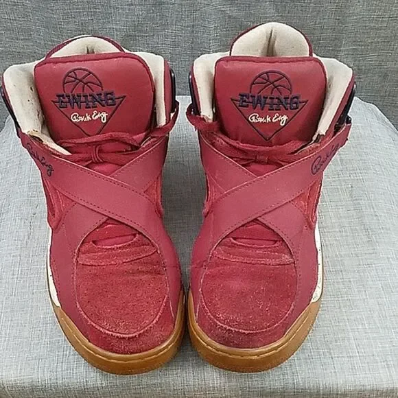 Patrick Ewing Rogue suede biking red gum sole basketball sneaker - men\'s 11 Patrick Ewing Rogue suede biking red gum sole basketball  main image 4